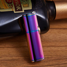 Load image into Gallery viewer, Jobon Triple torche briquet 3 jets gaz allume cigare Turbo coupe-vent puissant métal pistolet de pulvérisation